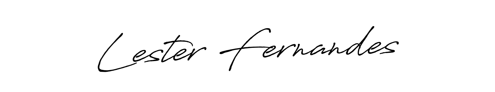 How to make Lester Fernandes signature? Antro_Vectra_Bolder is a professional autograph style. Create handwritten signature for Lester Fernandes name. Lester Fernandes signature style 7 images and pictures png