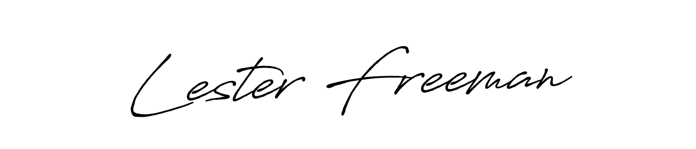 The best way (Antro_Vectra_Bolder) to make a short signature is to pick only two or three words in your name. The name Lester Freeman include a total of six letters. For converting this name. Lester Freeman signature style 7 images and pictures png