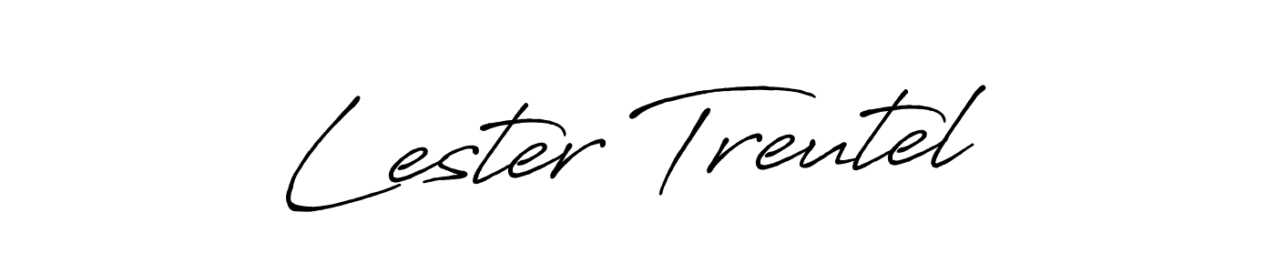 The best way (Antro_Vectra_Bolder) to make a short signature is to pick only two or three words in your name. The name Lester Treutel include a total of six letters. For converting this name. Lester Treutel signature style 7 images and pictures png
