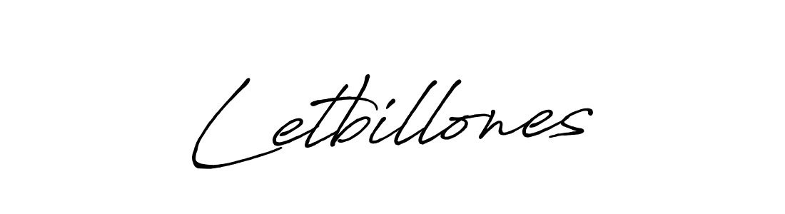 Make a beautiful signature design for name Letbillones. With this signature (Antro_Vectra_Bolder) style, you can create a handwritten signature for free. Letbillones signature style 7 images and pictures png