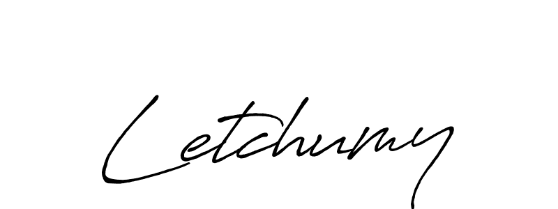 Also You can easily find your signature by using the search form. We will create Letchumy name handwritten signature images for you free of cost using Antro_Vectra_Bolder sign style. Letchumy signature style 7 images and pictures png