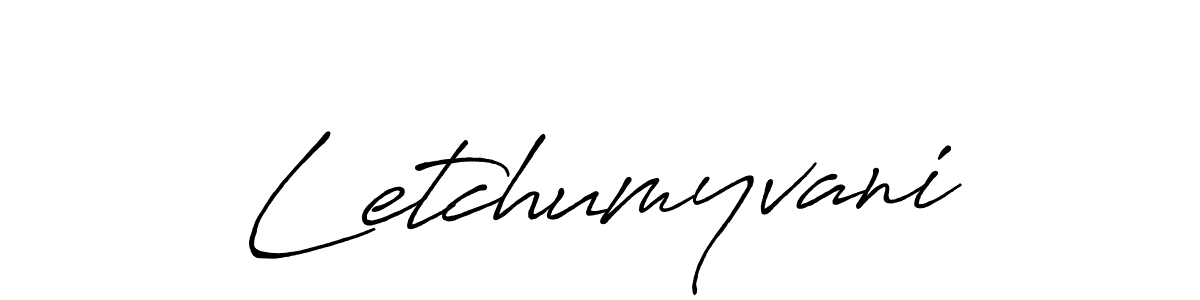 Letchumyvani stylish signature style. Best Handwritten Sign (Antro_Vectra_Bolder) for my name. Handwritten Signature Collection Ideas for my name Letchumyvani. Letchumyvani signature style 7 images and pictures png
