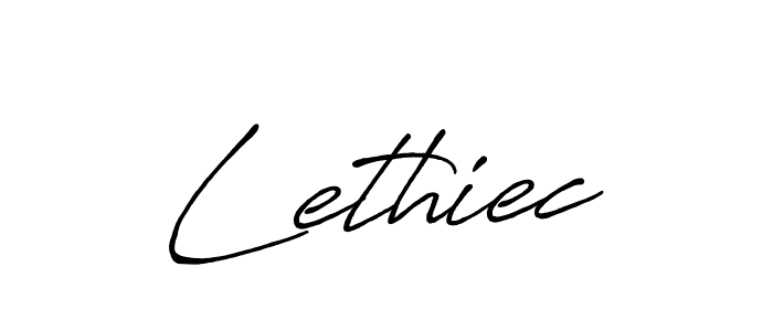 Antro_Vectra_Bolder is a professional signature style that is perfect for those who want to add a touch of class to their signature. It is also a great choice for those who want to make their signature more unique. Get Lethiec name to fancy signature for free. Lethiec signature style 7 images and pictures png