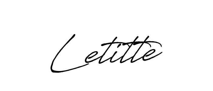 Make a short Letitte signature style. Manage your documents anywhere anytime using Antro_Vectra_Bolder. Create and add eSignatures, submit forms, share and send files easily. Letitte signature style 7 images and pictures png