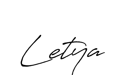 It looks lik you need a new signature style for name Letya. Design unique handwritten (Antro_Vectra_Bolder) signature with our free signature maker in just a few clicks. Letya signature style 7 images and pictures png