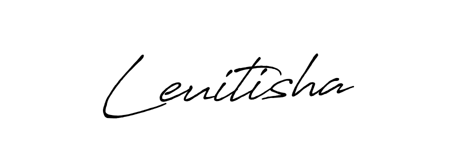 The best way (Antro_Vectra_Bolder) to make a short signature is to pick only two or three words in your name. The name Leuitisha include a total of six letters. For converting this name. Leuitisha signature style 7 images and pictures png