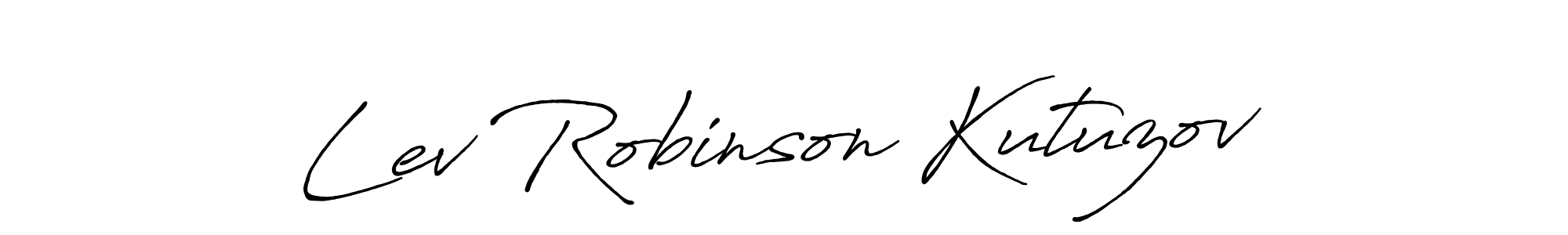 Make a short Lev Robinson Kutuzov signature style. Manage your documents anywhere anytime using Antro_Vectra_Bolder. Create and add eSignatures, submit forms, share and send files easily. Lev Robinson Kutuzov signature style 7 images and pictures png