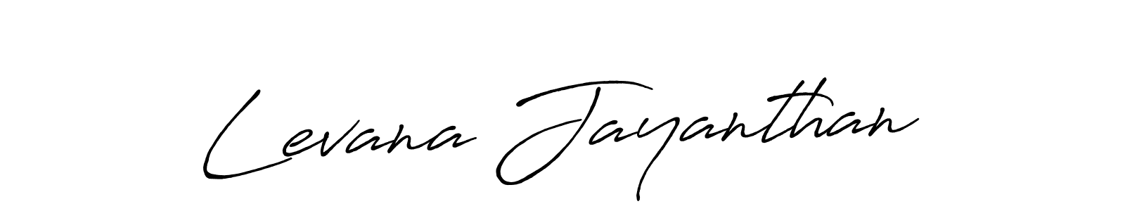 Make a beautiful signature design for name Levana Jayanthan. With this signature (Antro_Vectra_Bolder) style, you can create a handwritten signature for free. Levana Jayanthan signature style 7 images and pictures png