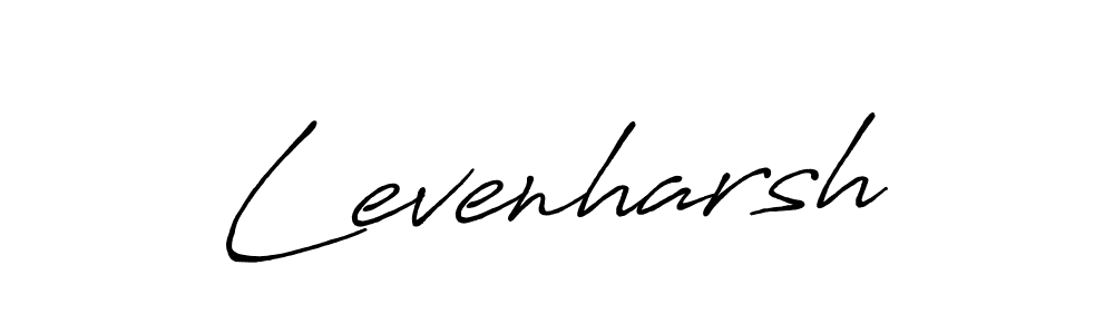 You should practise on your own different ways (Antro_Vectra_Bolder) to write your name (Levenharsh) in signature. don't let someone else do it for you. Levenharsh signature style 7 images and pictures png