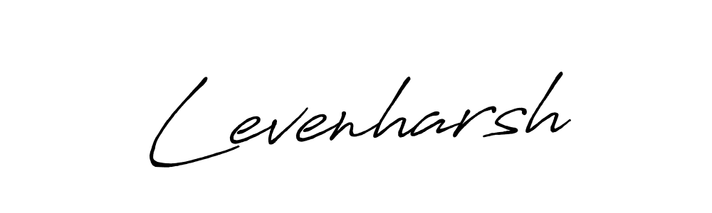 You should practise on your own different ways (Antro_Vectra_Bolder) to write your name (Levenharsh) in signature. don't let someone else do it for you. Levenharsh signature style 7 images and pictures png