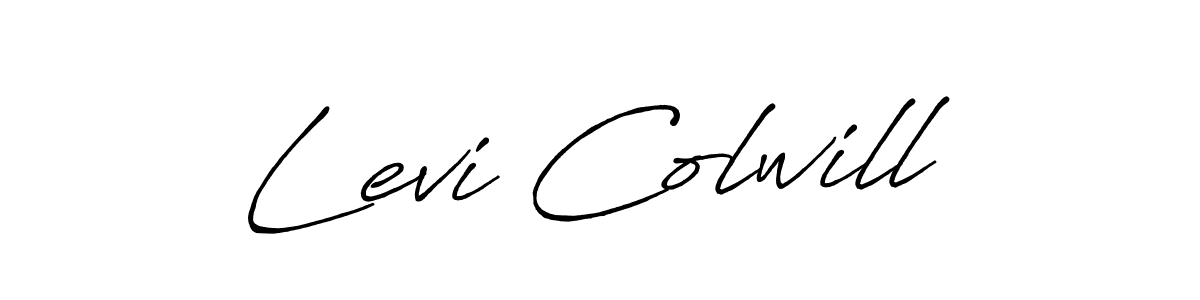 Levi Colwill stylish signature style. Best Handwritten Sign (Antro_Vectra_Bolder) for my name. Handwritten Signature Collection Ideas for my name Levi Colwill. Levi Colwill signature style 7 images and pictures png
