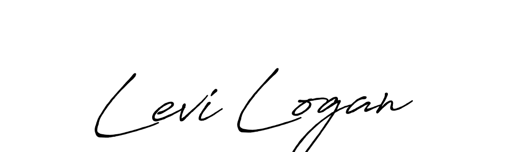 Create a beautiful signature design for name Levi Logan. With this signature (Antro_Vectra_Bolder) fonts, you can make a handwritten signature for free. Levi Logan signature style 7 images and pictures png