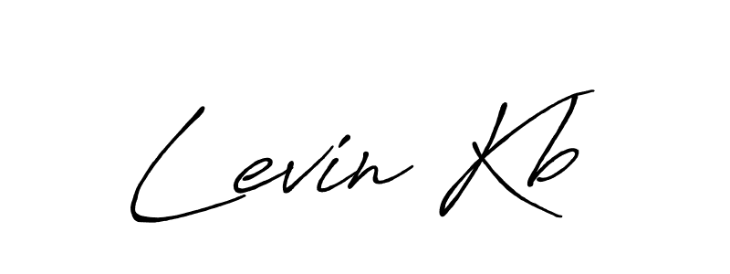 Make a beautiful signature design for name Levin Kb. With this signature (Antro_Vectra_Bolder) style, you can create a handwritten signature for free. Levin Kb signature style 7 images and pictures png