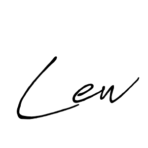 How to make Lew signature? Antro_Vectra_Bolder is a professional autograph style. Create handwritten signature for Lew name. Lew signature style 7 images and pictures png