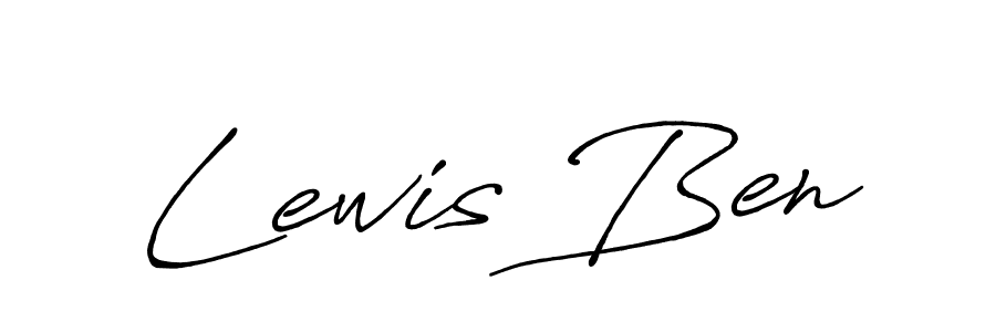 Best and Professional Signature Style for Lewis Ben. Antro_Vectra_Bolder Best Signature Style Collection. Lewis Ben signature style 7 images and pictures png