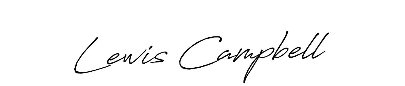 The best way (Antro_Vectra_Bolder) to make a short signature is to pick only two or three words in your name. The name Lewis Campbell include a total of six letters. For converting this name. Lewis Campbell signature style 7 images and pictures png