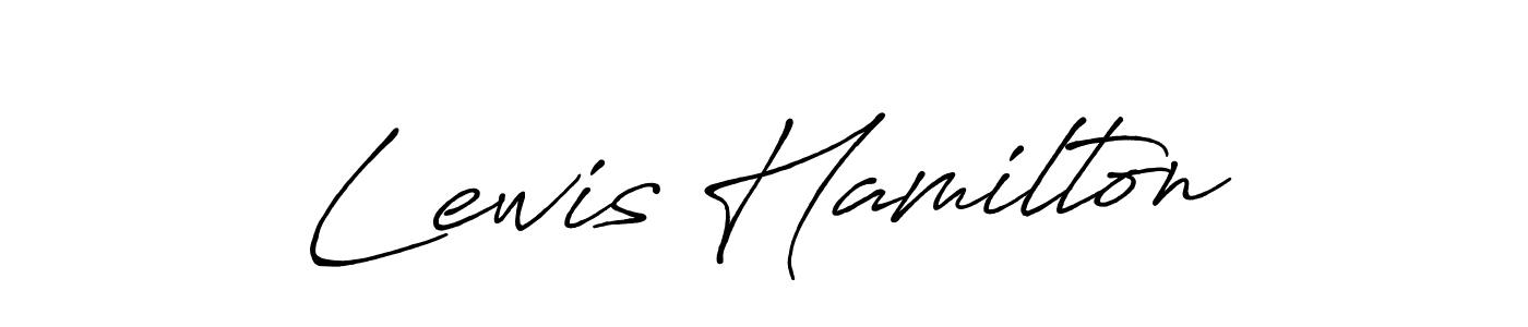 Create a beautiful signature design for name Lewis Hamilton. With this signature (Antro_Vectra_Bolder) fonts, you can make a handwritten signature for free. Lewis Hamilton signature style 7 images and pictures png
