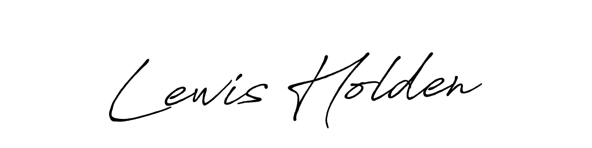 Use a signature maker to create a handwritten signature online. With this signature software, you can design (Antro_Vectra_Bolder) your own signature for name Lewis Holden. Lewis Holden signature style 7 images and pictures png