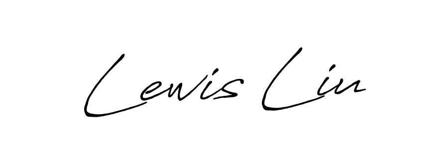 Also You can easily find your signature by using the search form. We will create Lewis Liu name handwritten signature images for you free of cost using Antro_Vectra_Bolder sign style. Lewis Liu signature style 7 images and pictures png