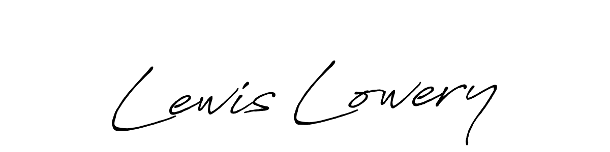 It looks lik you need a new signature style for name Lewis Lowery. Design unique handwritten (Antro_Vectra_Bolder) signature with our free signature maker in just a few clicks. Lewis Lowery signature style 7 images and pictures png