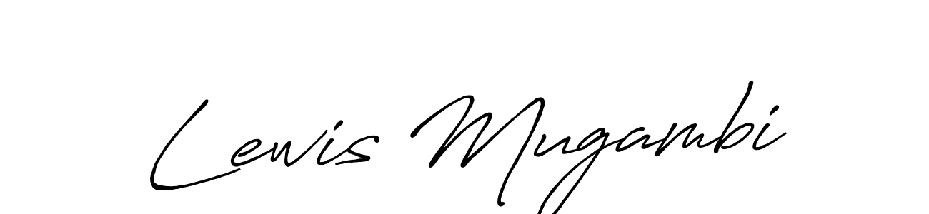 Similarly Antro_Vectra_Bolder is the best handwritten signature design. Signature creator online .You can use it as an online autograph creator for name Lewis Mugambi. Lewis Mugambi signature style 7 images and pictures png