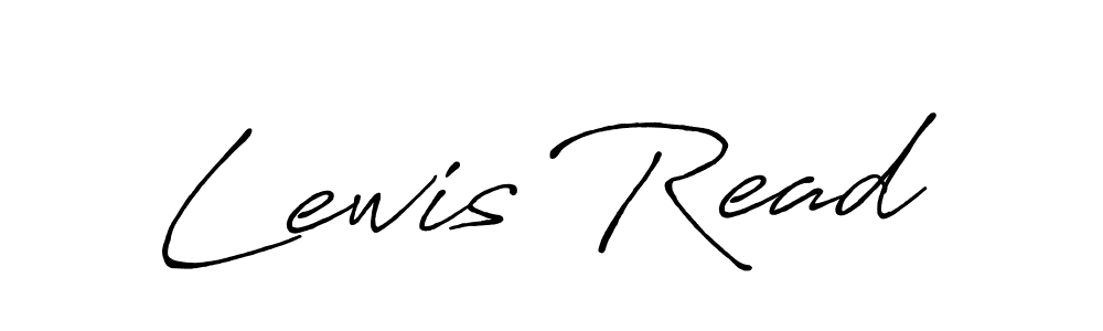 You should practise on your own different ways (Antro_Vectra_Bolder) to write your name (Lewis Read) in signature. don't let someone else do it for you. Lewis Read signature style 7 images and pictures png