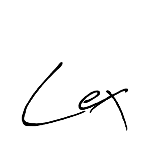 Lex stylish signature style. Best Handwritten Sign (Antro_Vectra_Bolder) for my name. Handwritten Signature Collection Ideas for my name Lex. Lex signature style 7 images and pictures png