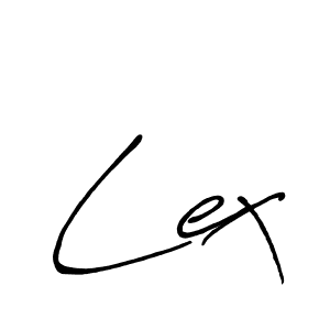 Lex stylish signature style. Best Handwritten Sign (Antro_Vectra_Bolder) for my name. Handwritten Signature Collection Ideas for my name Lex. Lex signature style 7 images and pictures png