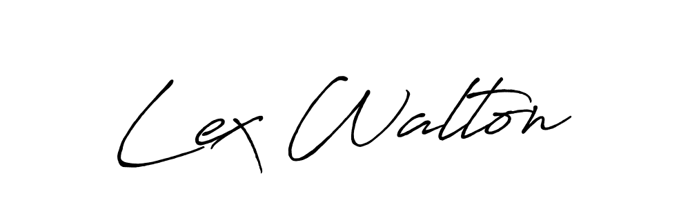 Once you've used our free online signature maker to create your best signature Antro_Vectra_Bolder style, it's time to enjoy all of the benefits that Lex Walton name signing documents. Lex Walton signature style 7 images and pictures png