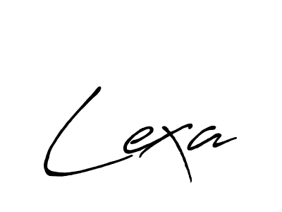 Also You can easily find your signature by using the search form. We will create Lexa name handwritten signature images for you free of cost using Antro_Vectra_Bolder sign style. Lexa signature style 7 images and pictures png