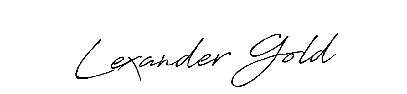 Also You can easily find your signature by using the search form. We will create Lexander Gold name handwritten signature images for you free of cost using Antro_Vectra_Bolder sign style. Lexander Gold signature style 7 images and pictures png