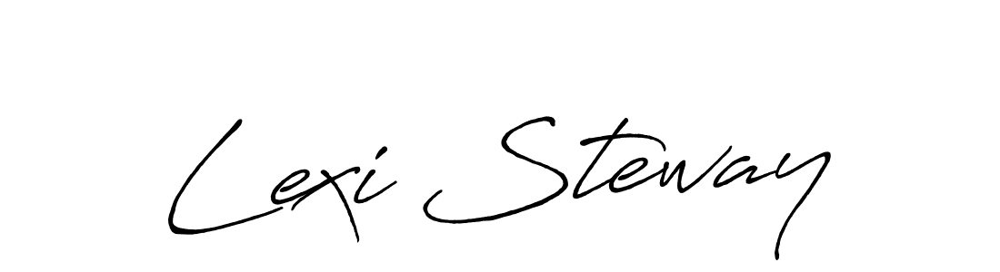 The best way (Antro_Vectra_Bolder) to make a short signature is to pick only two or three words in your name. The name Lexi Steway include a total of six letters. For converting this name. Lexi Steway signature style 7 images and pictures png