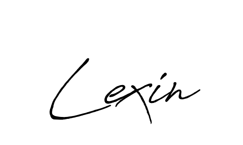 Lexin stylish signature style. Best Handwritten Sign (Antro_Vectra_Bolder) for my name. Handwritten Signature Collection Ideas for my name Lexin. Lexin signature style 7 images and pictures png