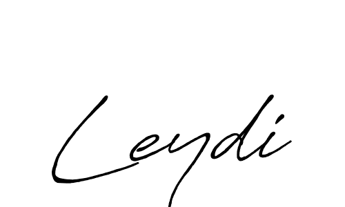 Leydi stylish signature style. Best Handwritten Sign (Antro_Vectra_Bolder) for my name. Handwritten Signature Collection Ideas for my name Leydi. Leydi signature style 7 images and pictures png