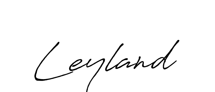 Use a signature maker to create a handwritten signature online. With this signature software, you can design (Antro_Vectra_Bolder) your own signature for name Leyland. Leyland signature style 7 images and pictures png