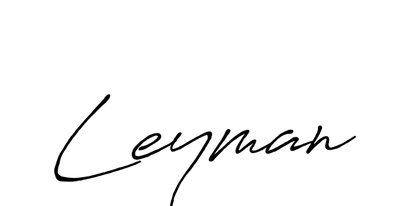 How to make Leyman signature? Antro_Vectra_Bolder is a professional autograph style. Create handwritten signature for Leyman name. Leyman signature style 7 images and pictures png