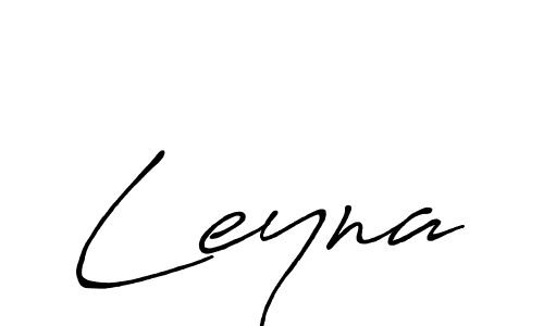 How to make Leyna signature? Antro_Vectra_Bolder is a professional autograph style. Create handwritten signature for Leyna name. Leyna signature style 7 images and pictures png
