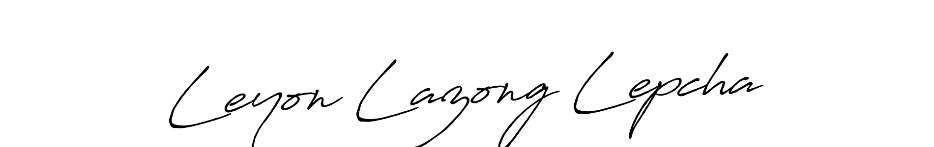 Also You can easily find your signature by using the search form. We will create Leyon Lazong Lepcha name handwritten signature images for you free of cost using Antro_Vectra_Bolder sign style. Leyon Lazong Lepcha signature style 7 images and pictures png