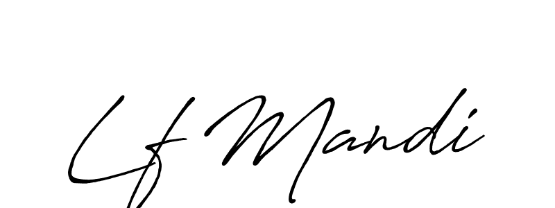 It looks lik you need a new signature style for name Lf Mandi. Design unique handwritten (Antro_Vectra_Bolder) signature with our free signature maker in just a few clicks. Lf Mandi signature style 7 images and pictures png