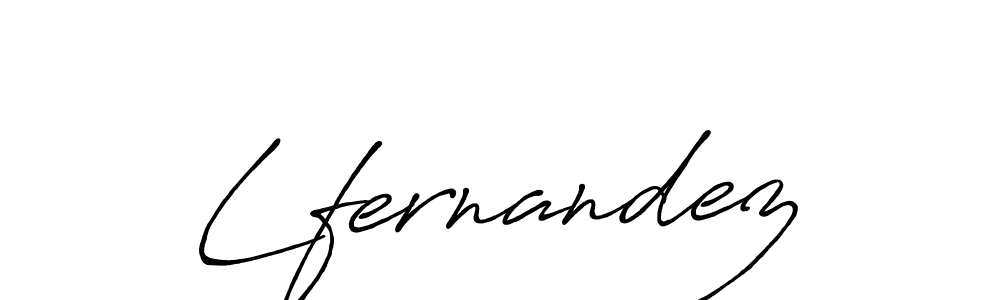 Design your own signature with our free online signature maker. With this signature software, you can create a handwritten (Antro_Vectra_Bolder) signature for name Lfernandez. Lfernandez signature style 7 images and pictures png