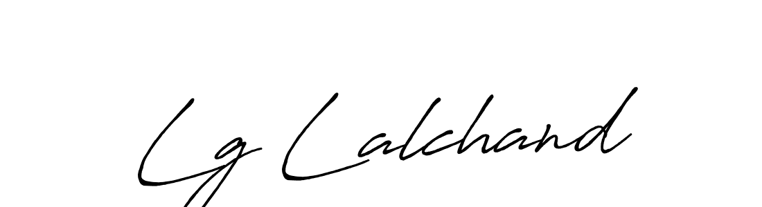 Also You can easily find your signature by using the search form. We will create Lg Lalchand name handwritten signature images for you free of cost using Antro_Vectra_Bolder sign style. Lg Lalchand signature style 7 images and pictures png