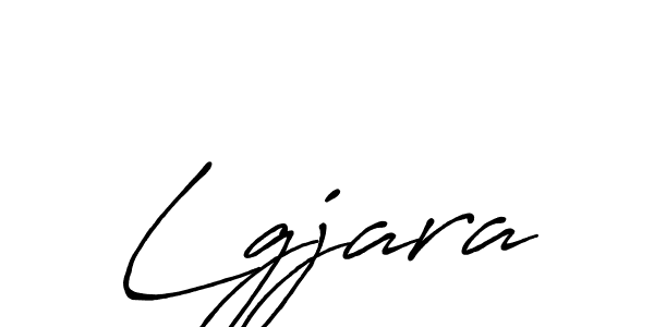 Make a beautiful signature design for name Lgjara. With this signature (Antro_Vectra_Bolder) style, you can create a handwritten signature for free. Lgjara signature style 7 images and pictures png