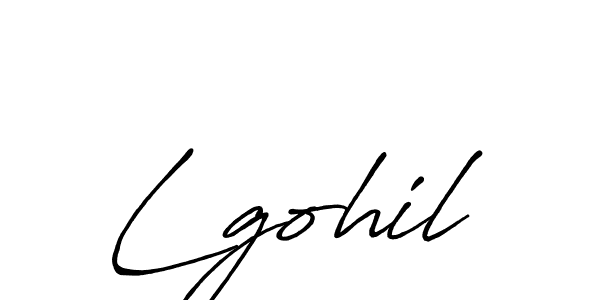 The best way (Antro_Vectra_Bolder) to make a short signature is to pick only two or three words in your name. The name Lgohil include a total of six letters. For converting this name. Lgohil signature style 7 images and pictures png