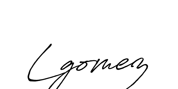 Use a signature maker to create a handwritten signature online. With this signature software, you can design (Antro_Vectra_Bolder) your own signature for name Lgomez. Lgomez signature style 7 images and pictures png