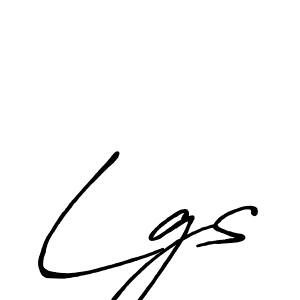 You should practise on your own different ways (Antro_Vectra_Bolder) to write your name (Lgs) in signature. don't let someone else do it for you. Lgs signature style 7 images and pictures png