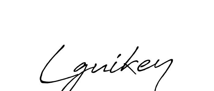 Make a beautiful signature design for name Lguikey. With this signature (Antro_Vectra_Bolder) style, you can create a handwritten signature for free. Lguikey signature style 7 images and pictures png