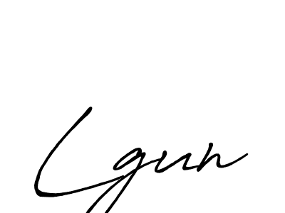 Use a signature maker to create a handwritten signature online. With this signature software, you can design (Antro_Vectra_Bolder) your own signature for name Lgun. Lgun signature style 7 images and pictures png