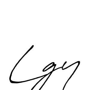 Design your own signature with our free online signature maker. With this signature software, you can create a handwritten (Antro_Vectra_Bolder) signature for name Lgy. Lgy signature style 7 images and pictures png