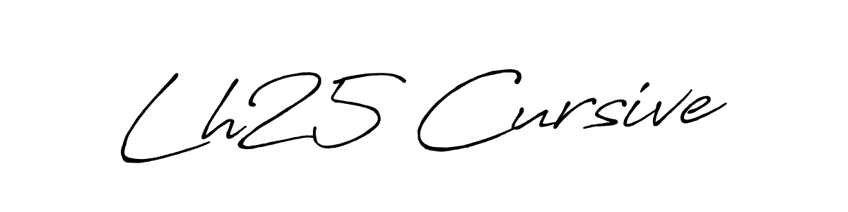 This is the best signature style for the Lh25 Cursive name. Also you like these signature font (Antro_Vectra_Bolder). Mix name signature. Lh25 Cursive signature style 7 images and pictures png