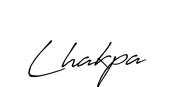 Create a beautiful signature design for name Lhakpa. With this signature (Antro_Vectra_Bolder) fonts, you can make a handwritten signature for free. Lhakpa signature style 7 images and pictures png